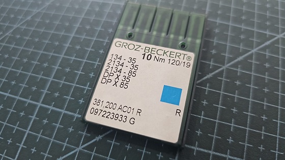 AGUJA GROZ-BECKERT Nº 19 PAQ X 10 UNID