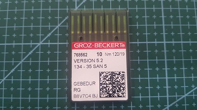 AGUJA GROZ BECKERT GEBEDUR 134-35 SAN5 RG N°19