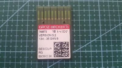 AGUJA GROZ BECKERT GEBEDUR 134-35 SAN5 RG N°21