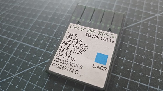 134KKS-19 AGUJA GROZ -BECKERT # 19 NCR SIMILAR DPX5 LR