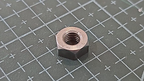 TUERCA UNION SPECIAL 0.214-32 L=4,32 ROSCA IZQUIERDA