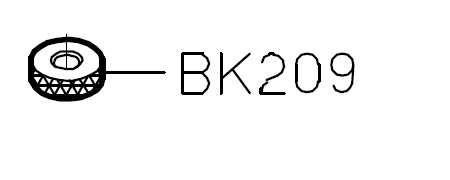 TUERCA AJUSTADORA SIRUBA SISTEMA BACKLATCH