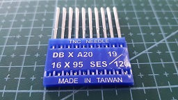 AGUJA IND TNC DB X 95 Nº19  PAQ X10UNID PUNTA