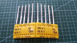 AGUJA TNC DN X 1 Nº 25 PAQ X10UNID COSEDORA B