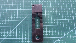 CHAPA DE AGUJA DOBLE  DISTANCIA DE 1/8