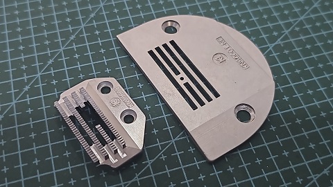 CHAPA DE AGUJA Y DIENTE RECTA PARA RUEDO RECTA KHF