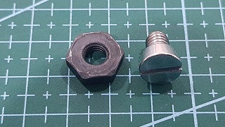 TORNILLO + TUERCA BASE CORTADORA  KM