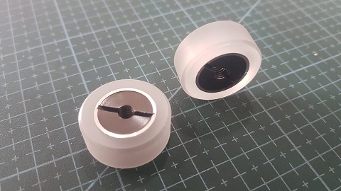  RODILLO DE GOMA PULLER PS RACING 25MM