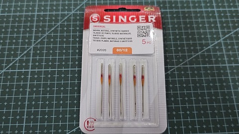 AGUJA SINGER 2020 N°80/12 PUNTA REDONDA UNIVE