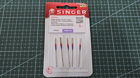 AGUJA SINGER 2020 N°100/16 PUNTA REDONDA UNIV