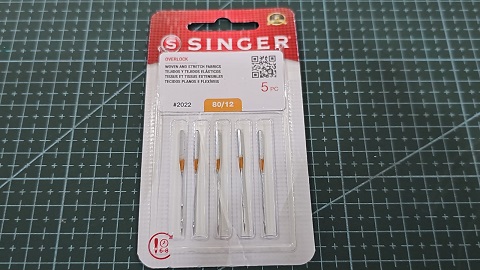 AGUJA SINGER OVERLOCK 14SH BLISTER 5 UN 12/80