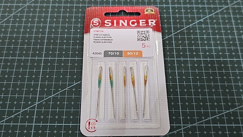 AGUJA SINGER 2045 10/12/CABEZA DORADA BLIS