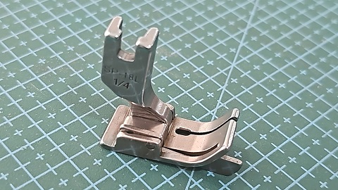 PRENSATELAS RECTA CON GUIA IZQUIERDA 1/4