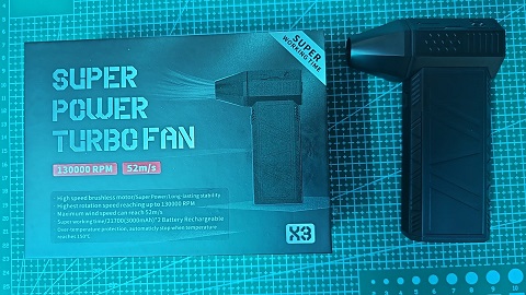 SOPLADOR DE AIRE A BATTERIA DE ALTA VELOCIDAD