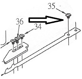 TORNILLO CABEZA PLANA CUCHILLA 3/32-56 L=2