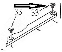 TORNILLO CABEZA PLANA CUCHILLA 3/32-56 L=4
