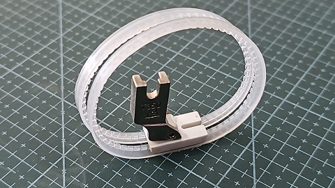 PRENSATELAS RECTA CON CORREA (TRANSPARENTE) CHINA