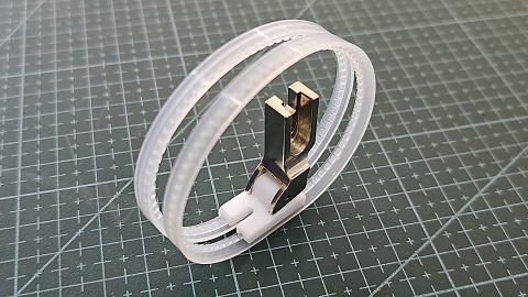 PRENSATELAS RECTA CON CORREA ( TRANSPARENTE)