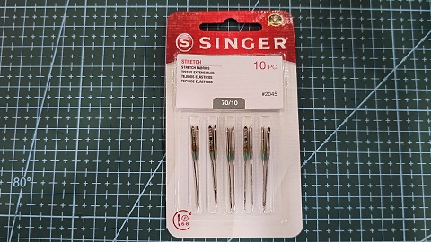 AGUJA SINGER 2045 NUMERO 10 BLISTER 10 UNIDADES