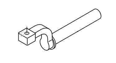 EJE DEL BRAZO DE PRENSATELAS JUKI MO SERIES