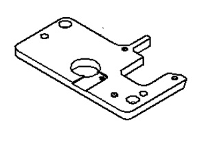 SOPORTE DE LA CHAPA DE AGUJA KANSAI NX8842 CS1