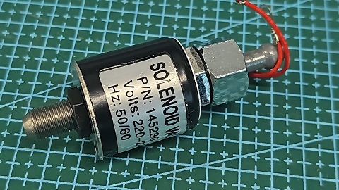 SOLENOIDE PLANCHA INDUSTRIAL ROSCA FINA (TUER