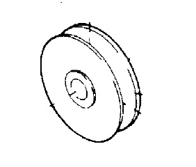 POLEA DE LA MAQUINA OVERLOCK GN2000