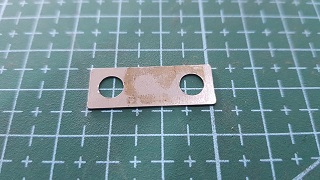 CHAPITA  DURKOPP CONECTORA 2 AGUJEROS