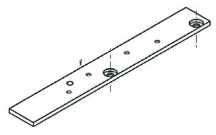 SOPORTE DE CHAPA DE AGUJA B2000/BK