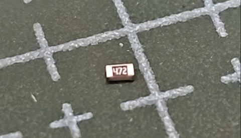 COMPONENTE SMD CARBON FILM RESISTOR 4.7K 0603