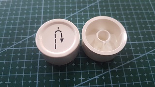 BOTON DE RETROCESO SINGER GRANDE EJE FINO 875