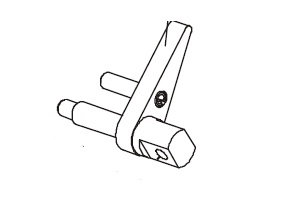 EJE REECE DEL REGULADOR DE PUNTADA