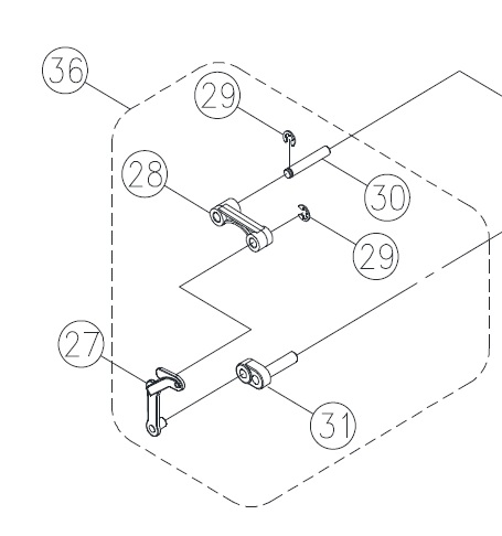 ALIMENTADOR DE HILO (CABALLITO) SINGER 3342 S