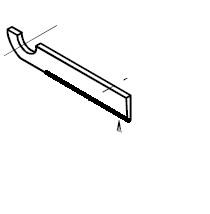 CUCHILLA SUPERIOR CORTE FBX 1104 CINTURA
