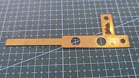 LAMINA MEDIANA DEL PEDAL ANTIGUO