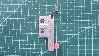 GUIA UÑA CHAPA AGUJA OVERLOCK JANOME 434D /