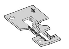 CHAPA AGUJA JUKI OVERLOCK 5 HILOS MOD. 357