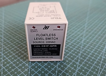 SWITCH CONTROL DE AGUA Y RELAY CALDERA 24KVA